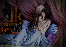 Kaname And Yuki Bed Action