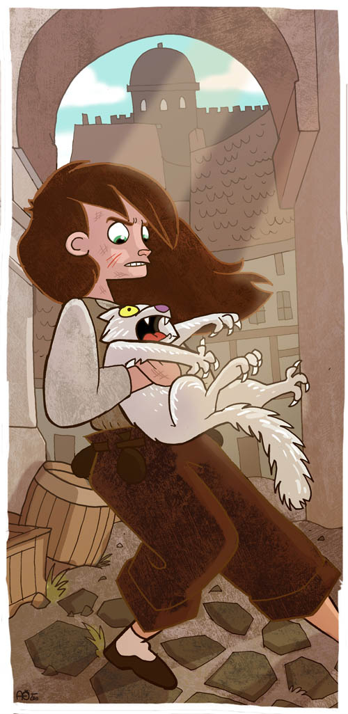 GoT: Arya catching cats