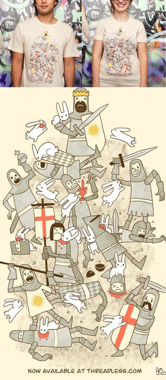 Killer Rabbits Deviantart Killer rabbits at Threadless by annamariajung on DeviantArt