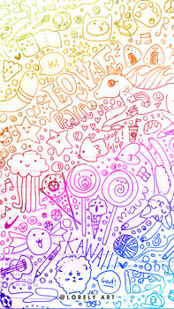 Rainbow doodles 2