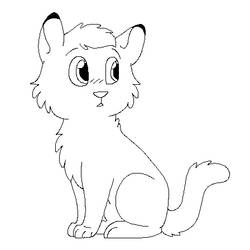 Kitten Lineart