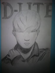 Daesung pencil drawing