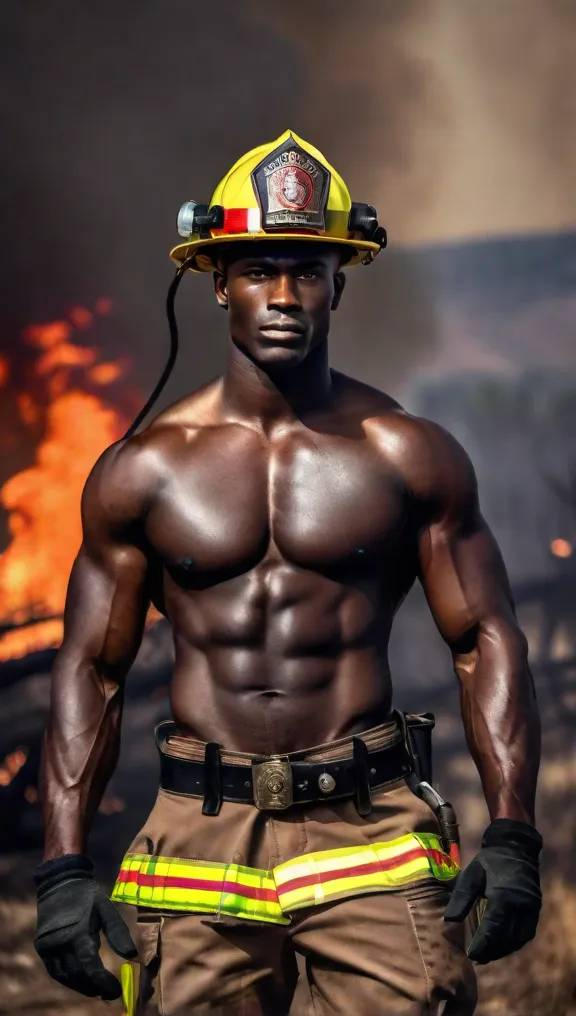 Firemen sexy shirtless firemen by batchive on DeviantArt