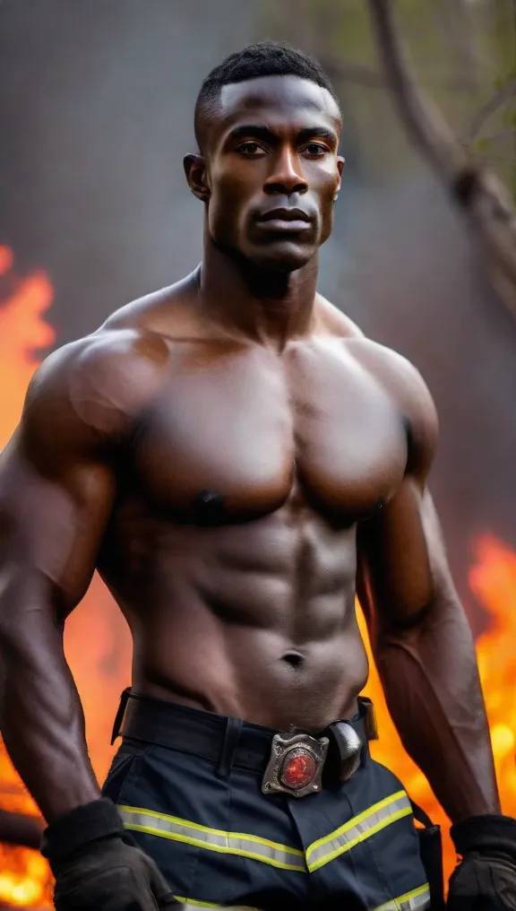 Firemen sexy shirtless fireman by batchive on DeviantArt
