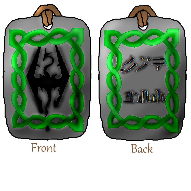 Skyrim Pendent Concept