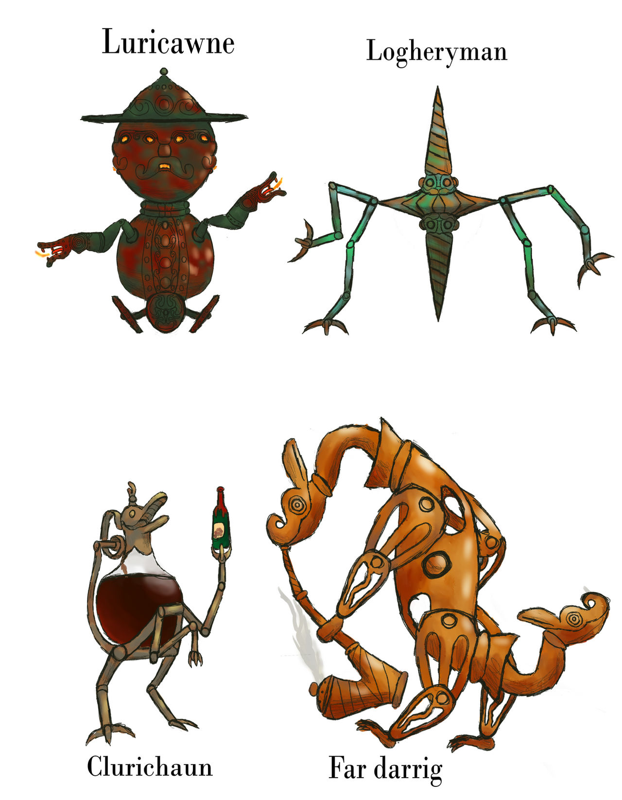 leprechaun Automaton. by moonringblue on DeviantArt