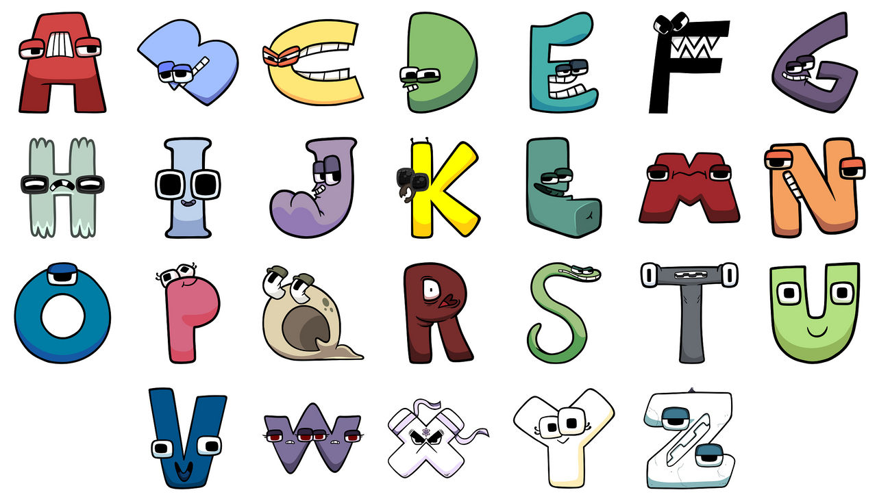All Alphabet Lore Merch Letters (A - Z) by zWarriorIs2023 on DeviantArt
