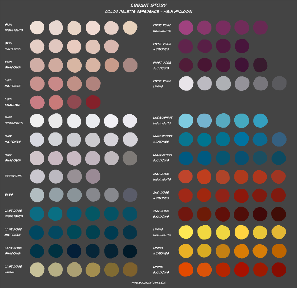 Color Palette Reference - Meji by ImpChan on DeviantArt