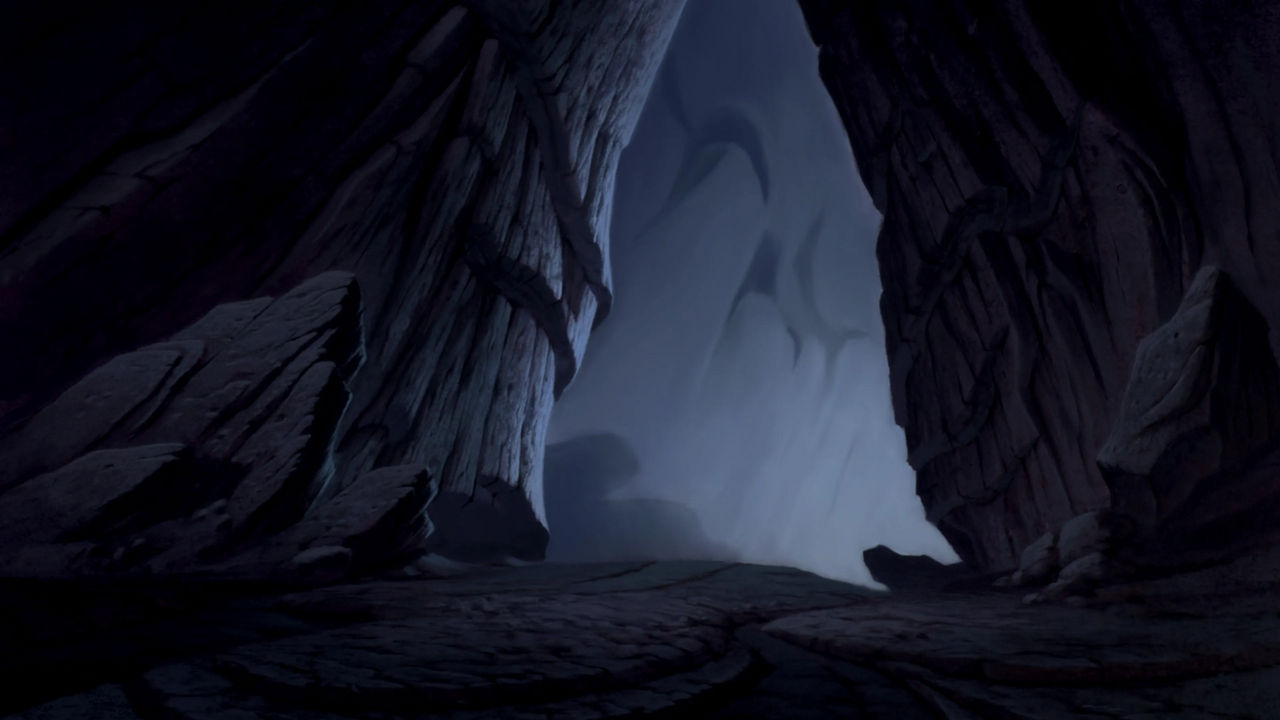 The Lion King - Elephant Graveyard Cave by Knightmare1985 on DeviantArt