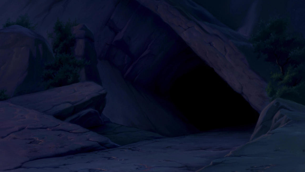 Simba Cave Walks Up As King Simba Pride Rock