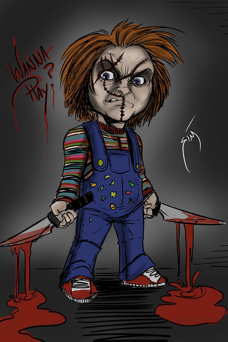 Chucky Speed drawing by SimonPothier on DeviantArt