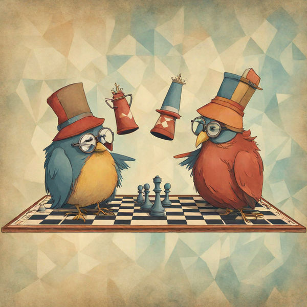 animals playing chess III by impuls on DeviantArt