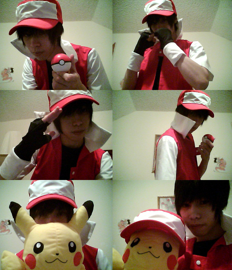 Pokemon Trainer Red cosplay