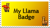 Llama Badge