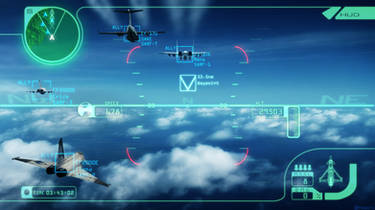 Ace Combat 3 electrosphere HUD re-imagined.