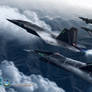 F/A-32C, F-22C and XF/A-36A over Lambert Mountains