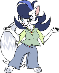 Lumina the Arctic fox