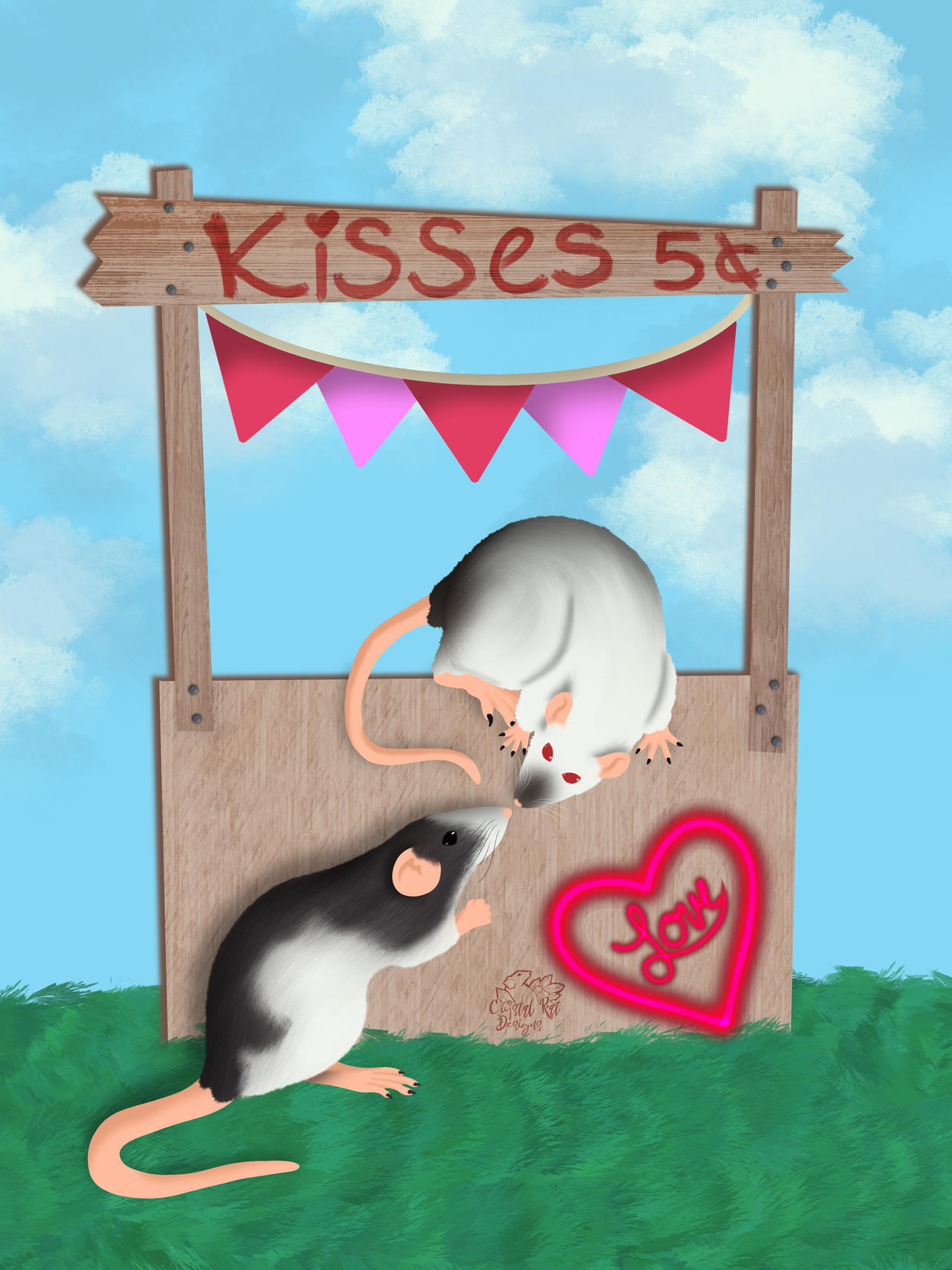 Kissing Rats by MBerryArt on DeviantArt