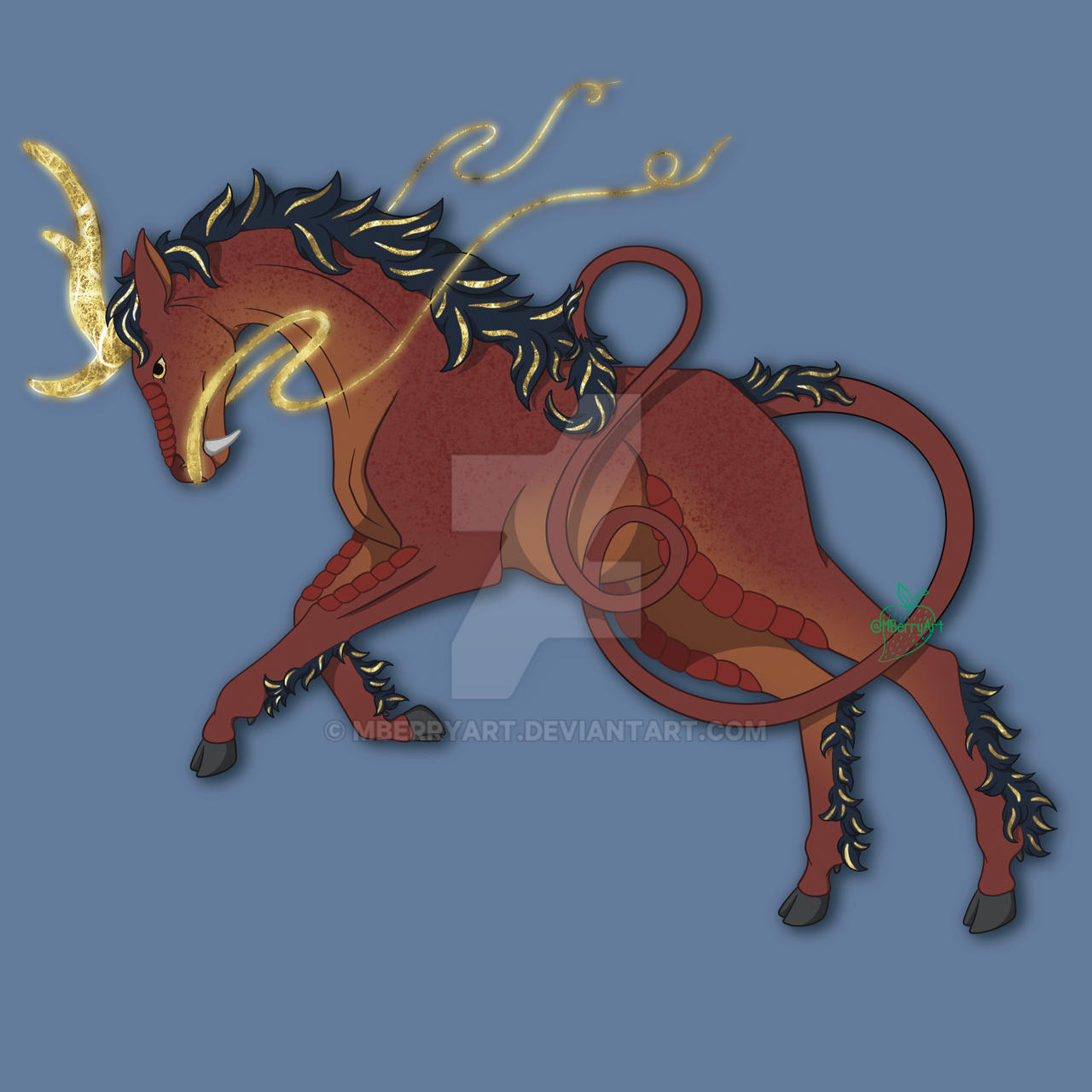 Kirin Rearing Kirin by MBerryArt on DeviantArt