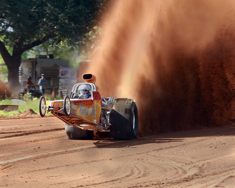 Sand drag racing