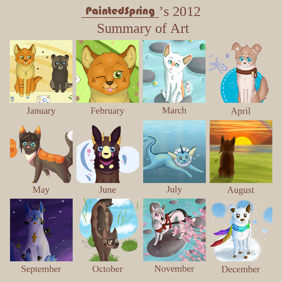 My Art Summary 2012