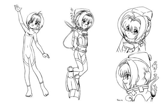 COM - Sakura Diver Concept Sheet