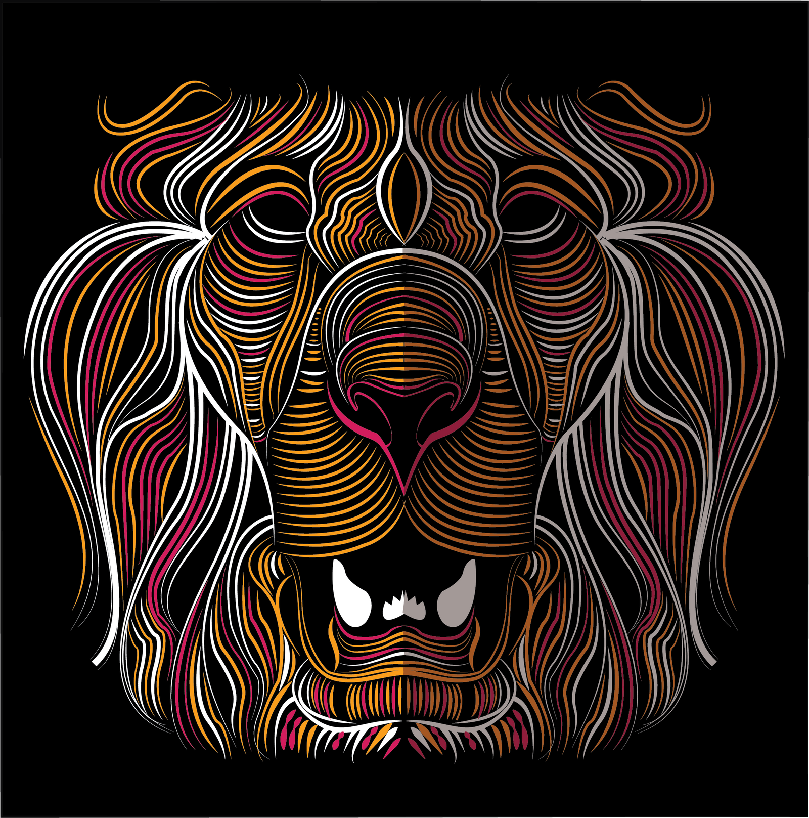 Lion Vector (Illustrator CC)