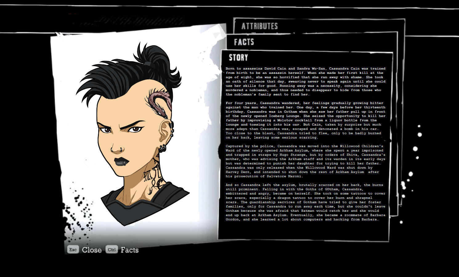 Arkhamverse Bio - Cassandra Cain by multificionado on DeviantArt