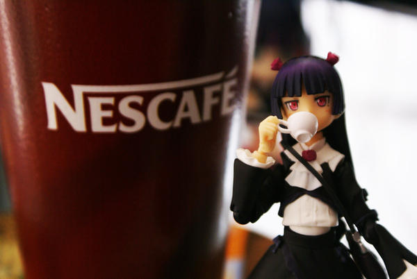 cup coffe neko