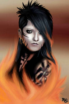 Ashley Purdy-Black Veil Brides- DRAWING