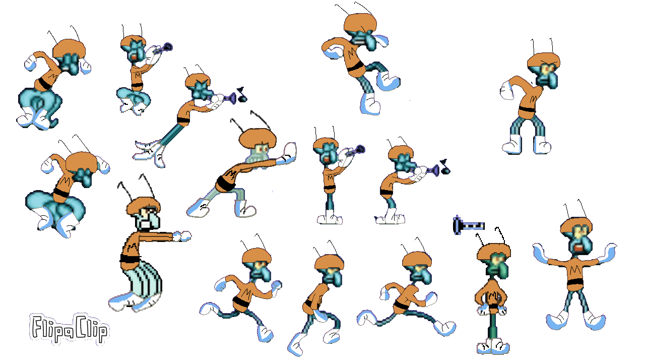 Full Sour Note Sprite Sheet by FictionFight87 on DeviantArt