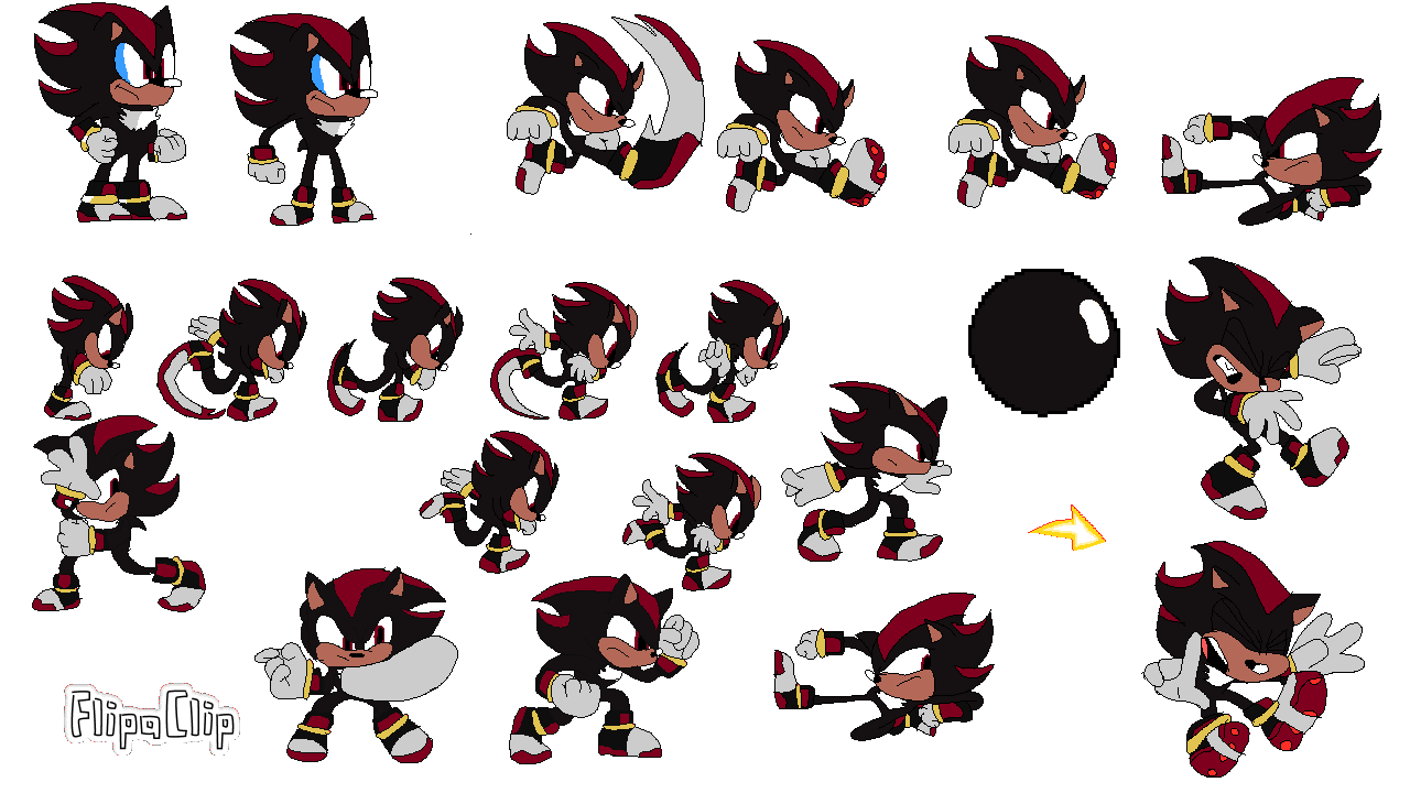 Movie Shadow Sprite Sheet by FictionFight87 on DeviantArt