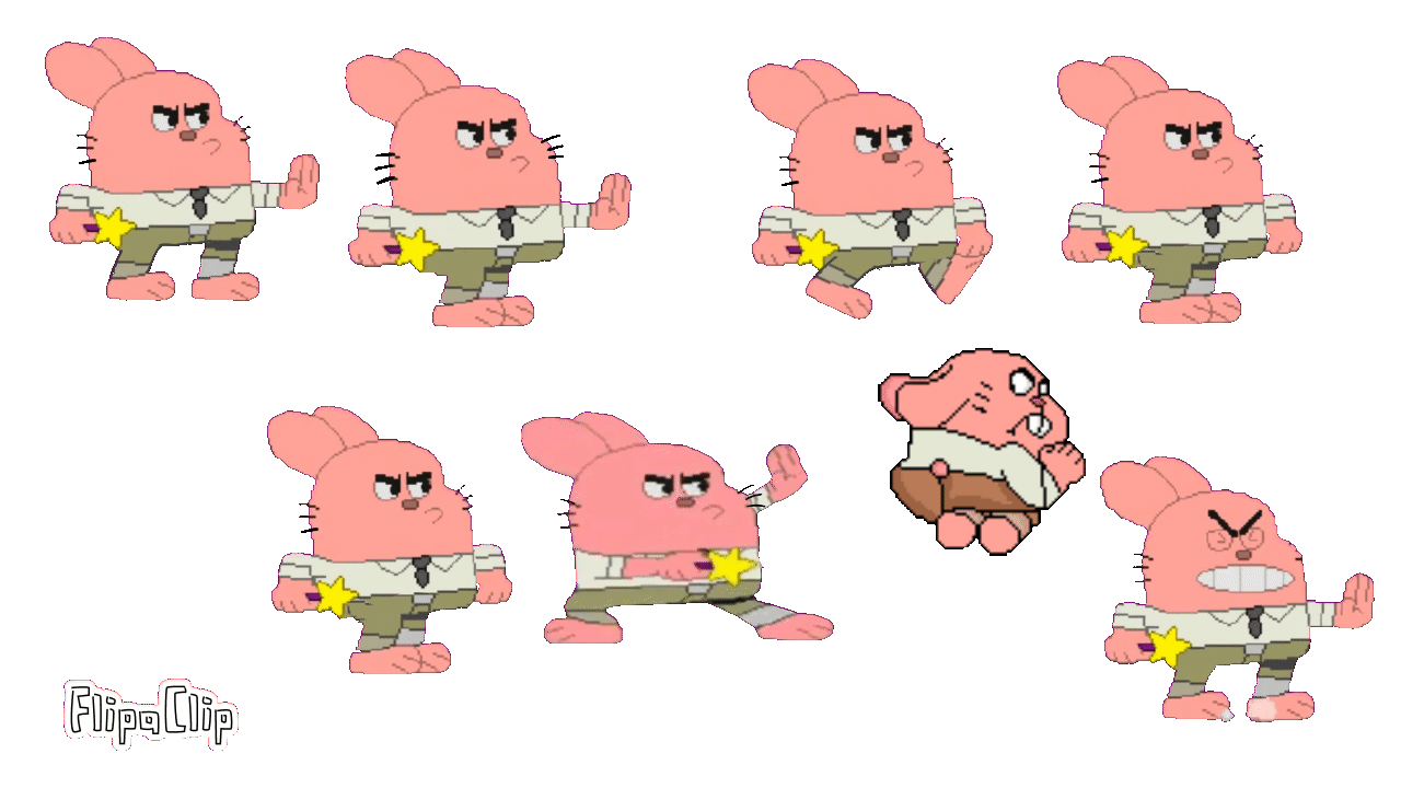 Richard Watterson Deviantart Richard Watterson Sprite Sheet 2 by FictionFight87 on DeviantArt