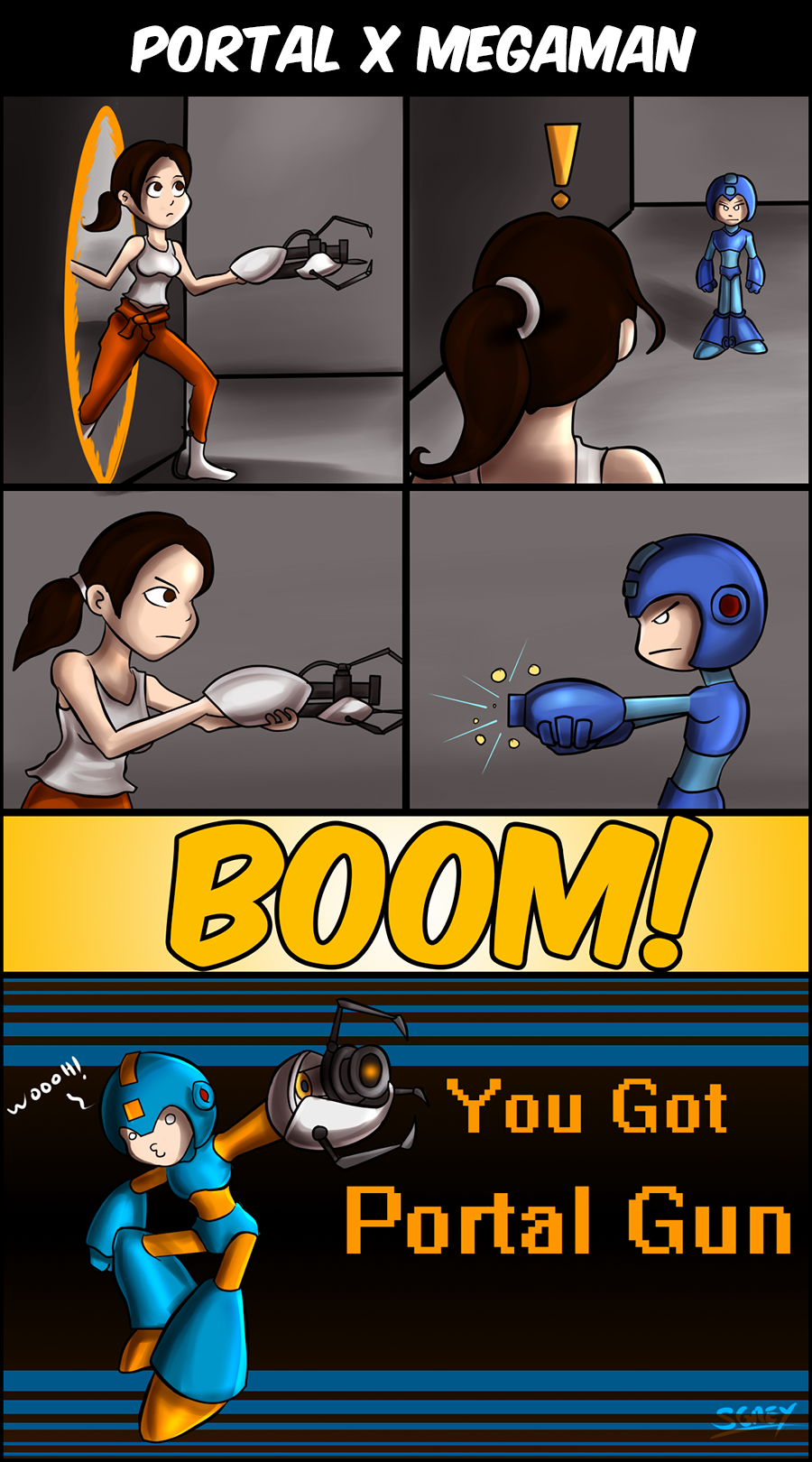 Crossover It - Portal x Megaman