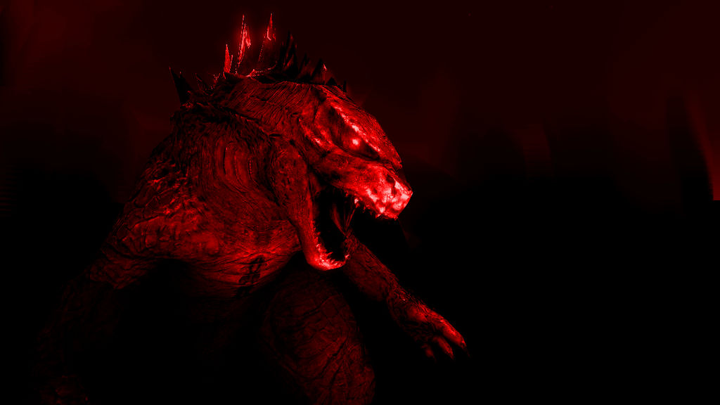 Red Rage Godzilla Godzilla Red by DigitalX40k on DeviantArt