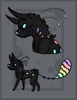 Draw to adopt - Black Rainbows