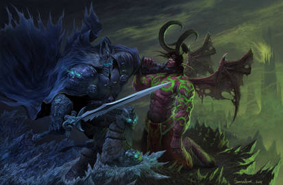 Arthas vs Illidan /heroes of the storm/