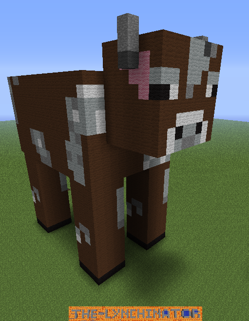 giant minecraft cow! by THELYNCHINATOR on DeviantArt