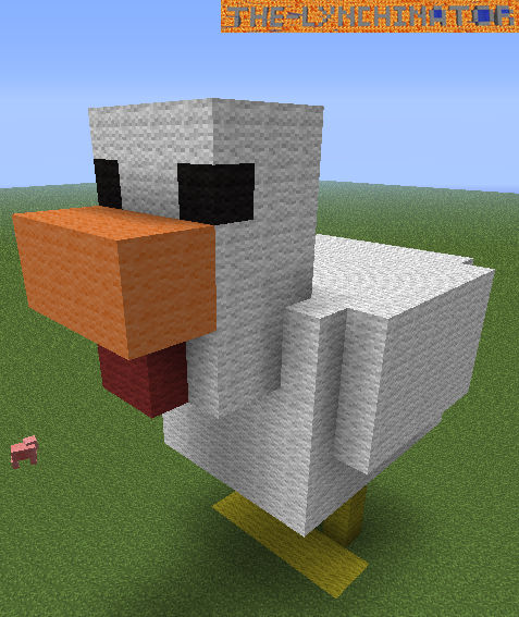 giant minecraft chicken! by THE-LYNCHINATOR on DeviantArt