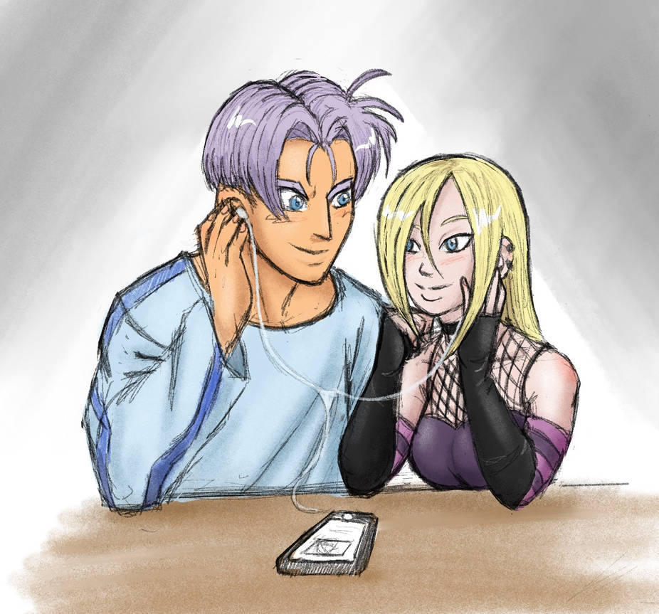Trunks Oc Trunks x OC - Commission by Apricots-from-Nara on DeviantArt