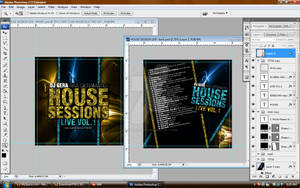 HOUSE SESSION CD COVER SCREENS