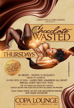 Chocolate Wasted Flyer