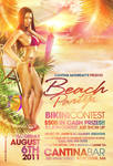Beach Party Bikini Flyer