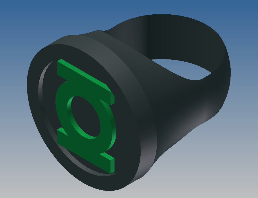 Green Lantern Ring Dark Revamp