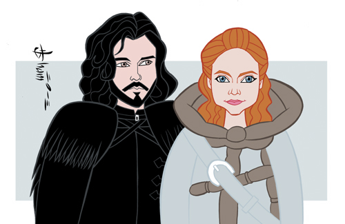 Game of Thrones - Jon Snow and Ygritte