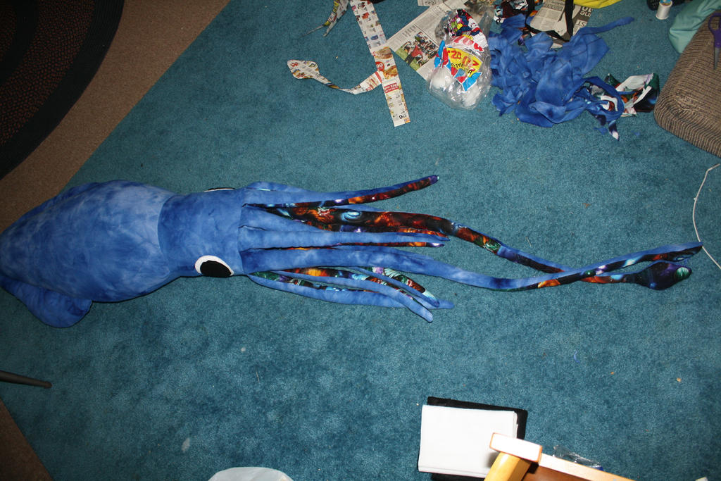 Giant Space Squid Plush (Finished)