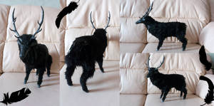 The Ravenstag - Posable Art Doll (FOR SALE) by Neutron-Quasar