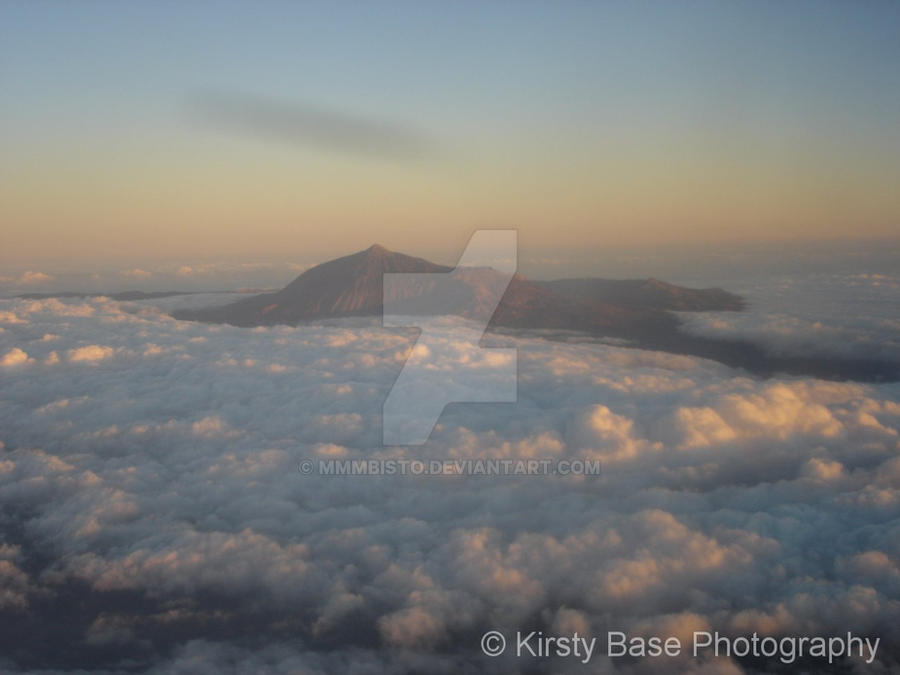 Mount Teidi from the sky