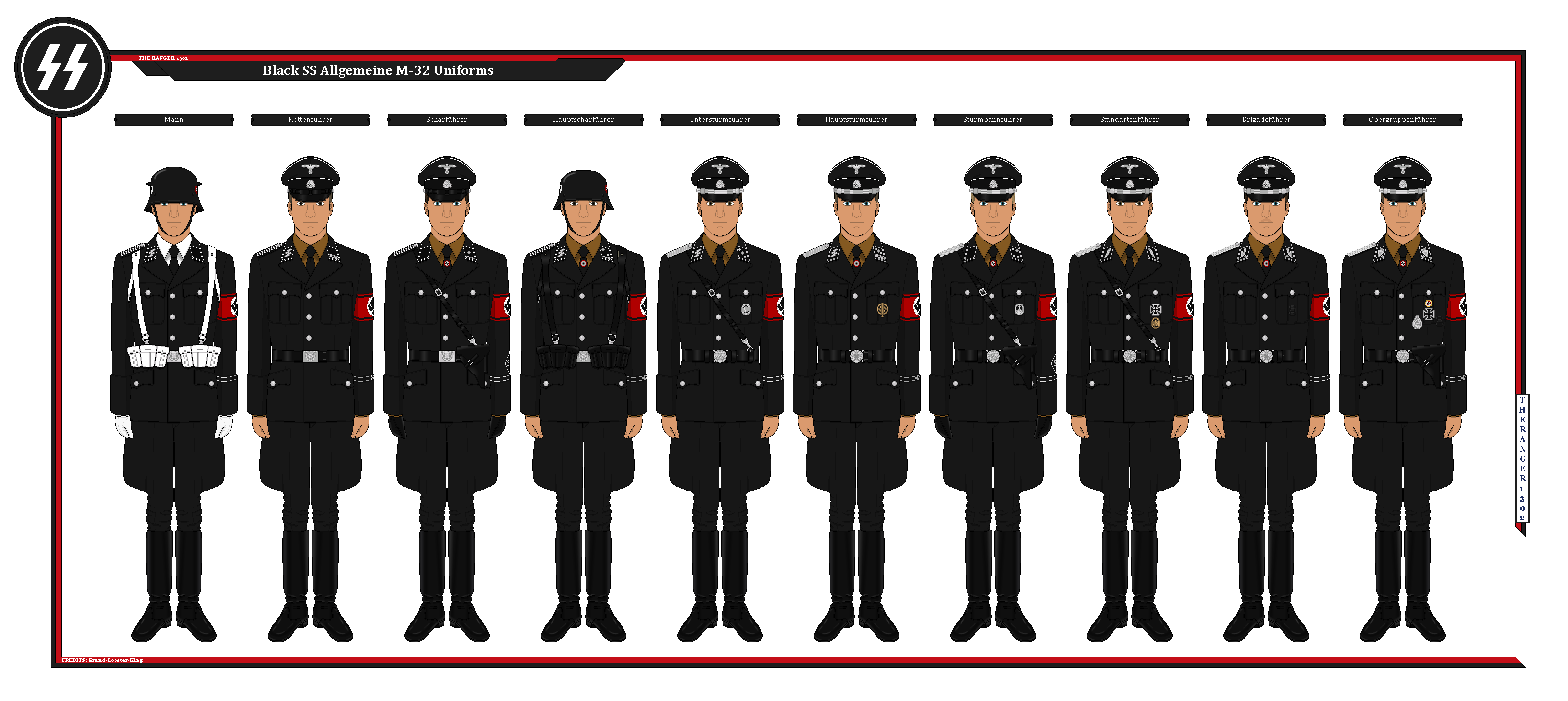 Waffen Ss Uniform Black