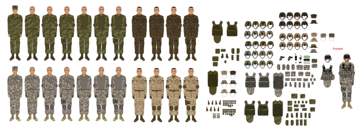 US military equipment modern combat base by TheRanger1302